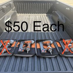 RIDGID Pneumatic 18-Gauge 1-1/2 in. Finish Stapler with Contractor's Bag **2 Available, $50 Each**