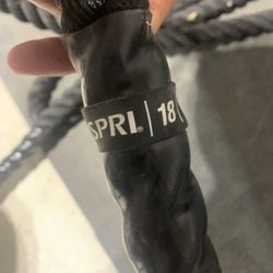 SPRI Conditioning Rope 18 feet black