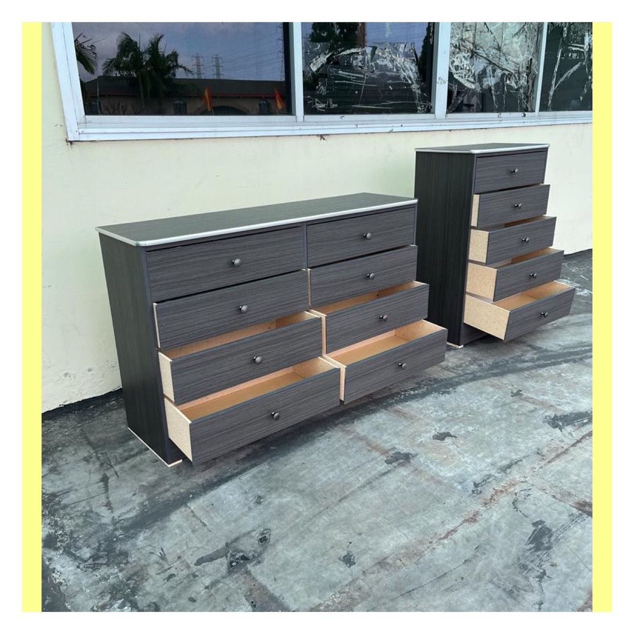 Dresser set / Five and eight drawers dresser