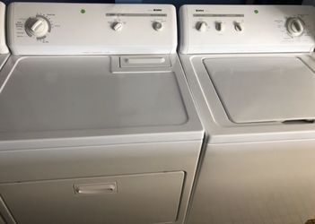 Kenmore washer and gas dryer