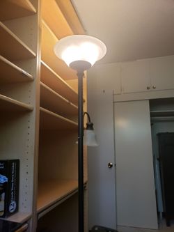 wall unit with shelves/desk
