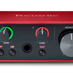 Focusrite Scarlett Solo 3rd Gen 2x2 USB Audio Interface