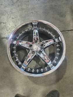 Rennen RC2 - 19x8.5 ET20 & 19x9.5 ET20(5x120) Chrome - 4 Wheels Rims (Staggered)