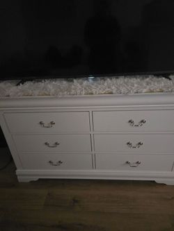 White dresser