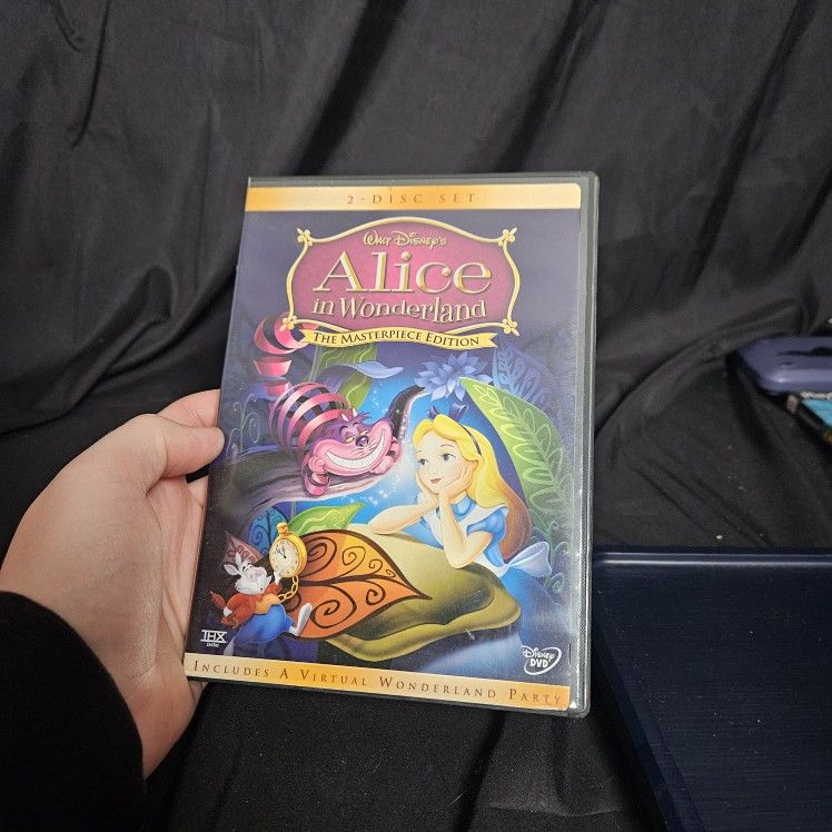 "Alice In Wonderland" The Masterpiece Edition Dvd 2 Disc Set Walt Disney