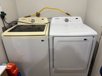 Samsung Top Load Washer and Dryer Set
