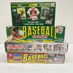 *NEW* $25-$29 1991 Collectors Baseball Trading Cards- You PIck 