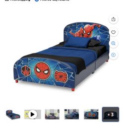 Twin Size Spiderman Bed Frame 