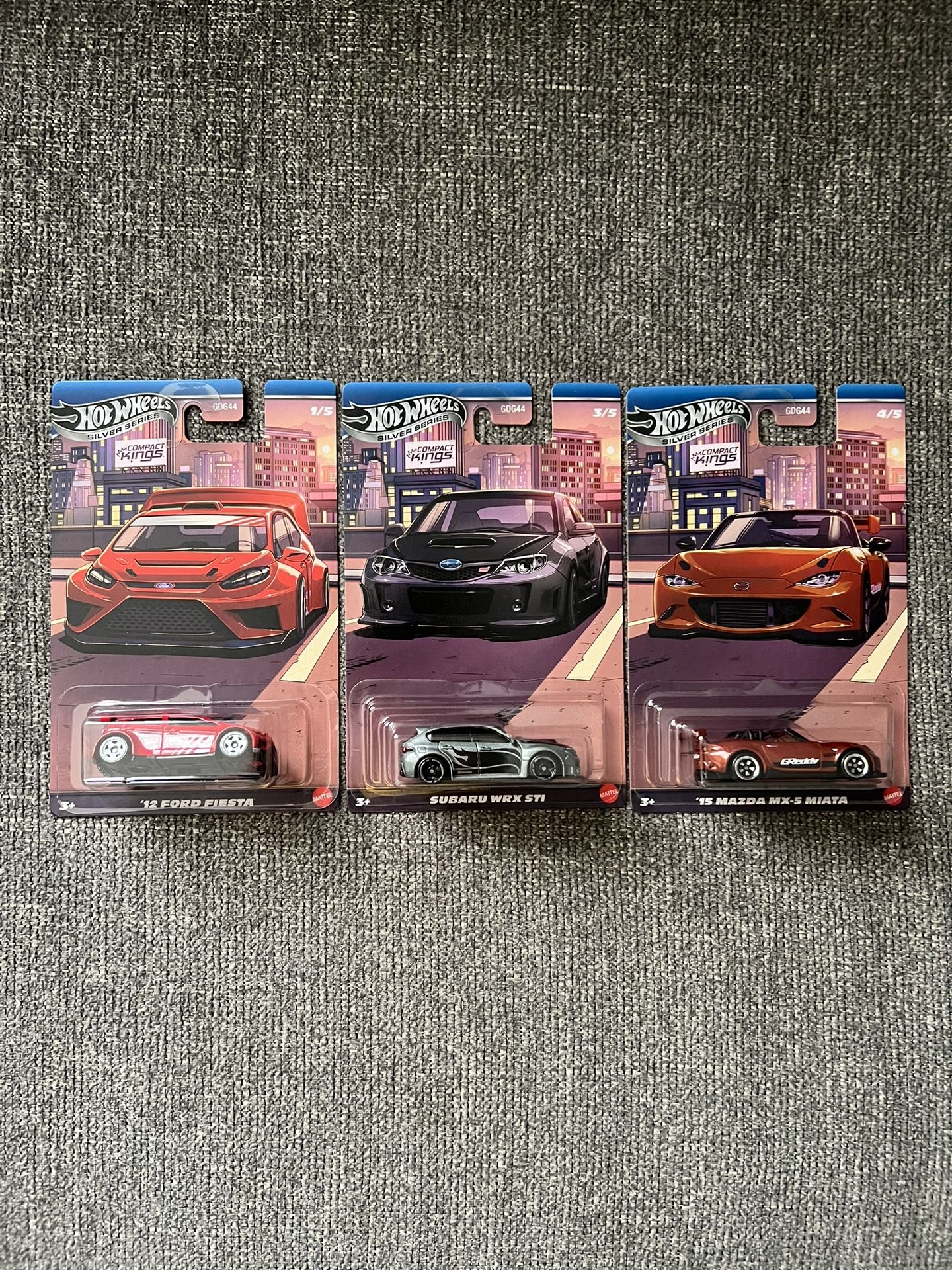 Hot Wheels Compact Kings Bundle “Brand New | Silver Series”