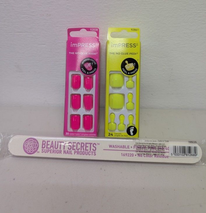 Mani/Pedi Press On Nails