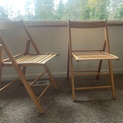 Wood Folding Chairs 