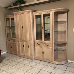 Beautiful  All Wood Entertainment  Center 1495.00  Or Best Offer