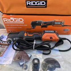 RIDGID 4 Amp Corded Oscillating Multi-Tool