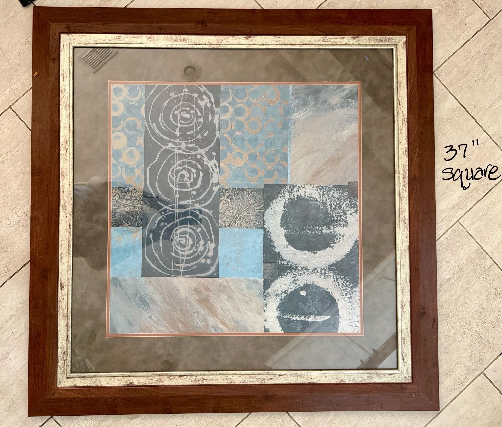 Large framed artwork