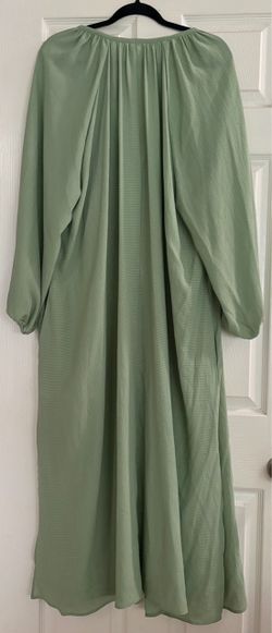 Sage Green Maxi Abaya Dress