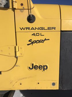2001 Jeep Wrangler Thumbnail