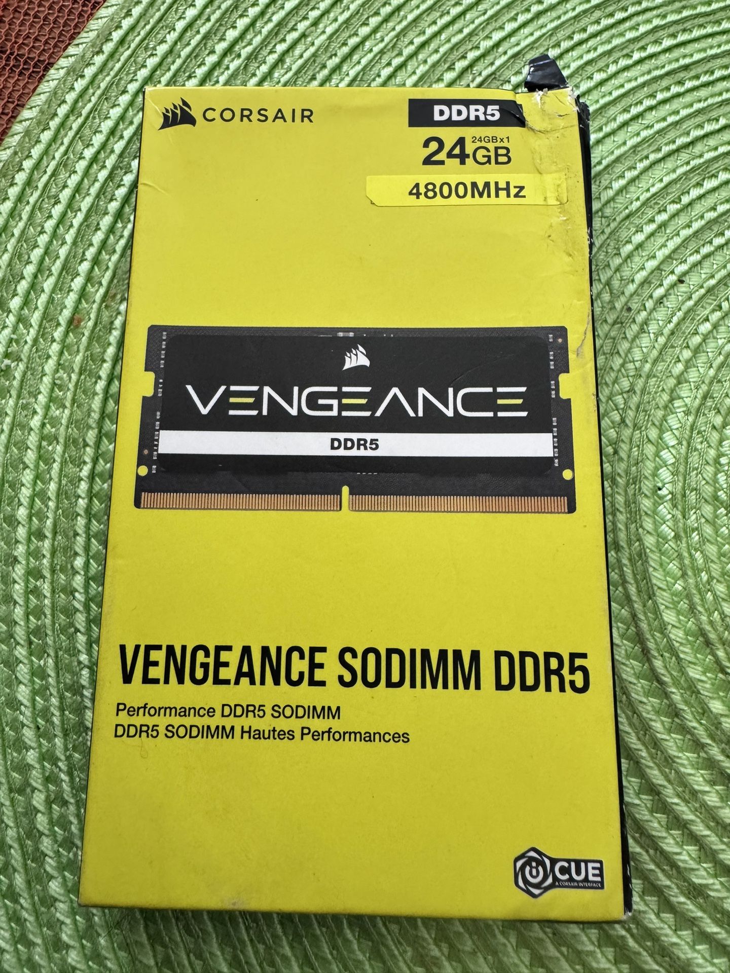Corsair Vengeance 24GB DDR5 SODIMM – 4800MHz – BRAND NEW SEALED