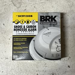 AC powered Smoke And Carbon Monoxide Alarm BRK SC9120B