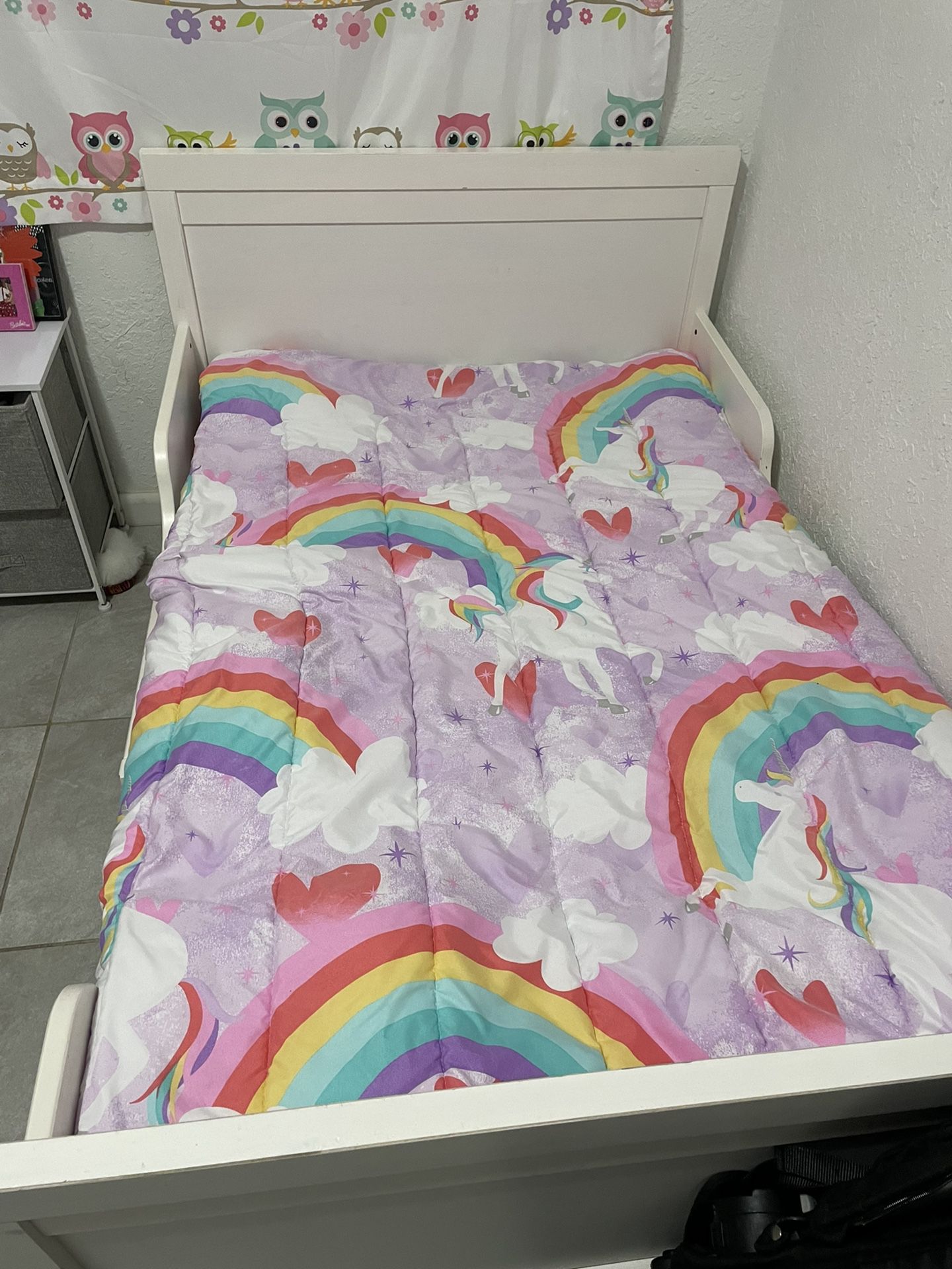 Kids Bed (White) 