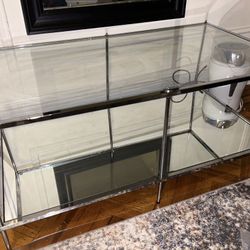 Coffee Table With Mirror Base 