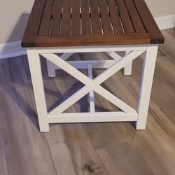 4 Rustic Wooden End Tables