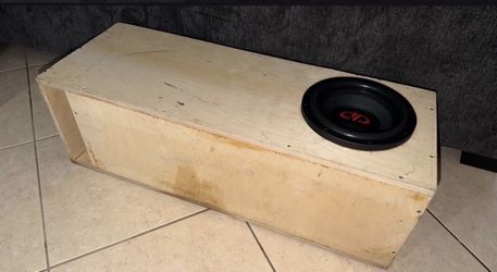 igital designs DD 10” subwoofer 1800 watts in ported Baltic birch wood box