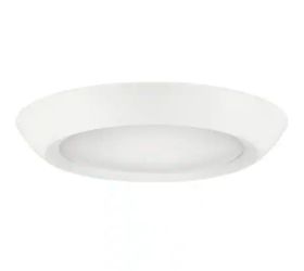 Commercial Electric 1-Pack 6 in. LED Surface Mount Downlight Flush Mount Disk Light Fixture, (contact info removed)LM, Selectable CCT 2700K-5000K @E8-