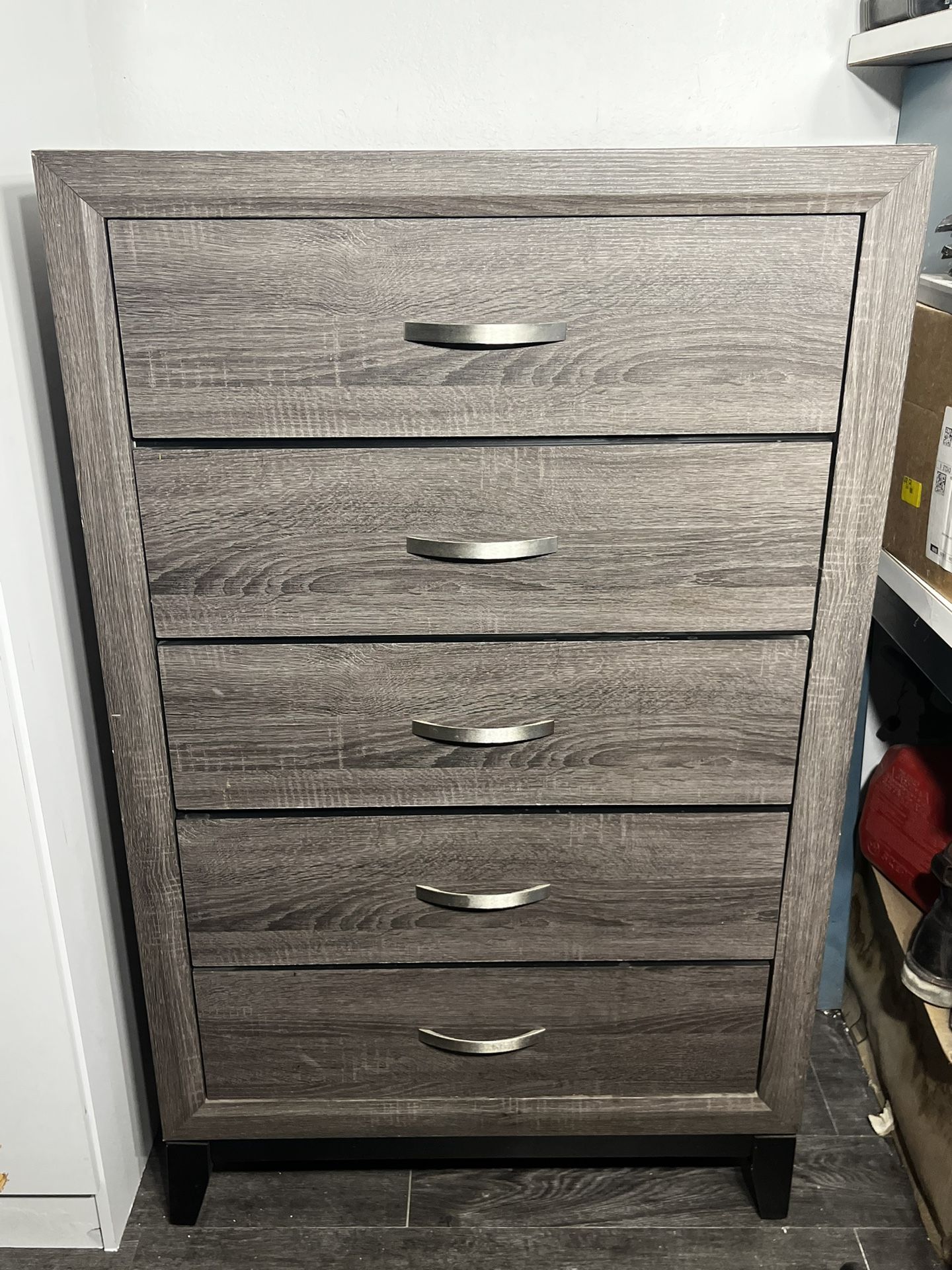 Grey Wooden Dresser