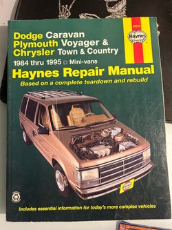 Haynes Repair Manual Dodge Caravan Plymouth Voyager 1(contact info removed)