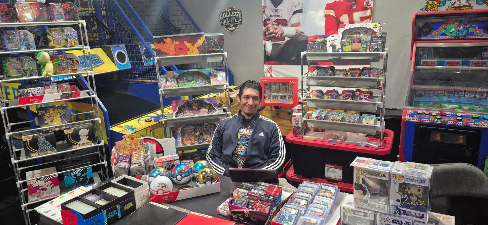 At A Card Show Right Now At Overtime Sport