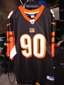 Men's NFL Reebok Bangals #90 Smith Size XXL