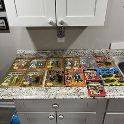 Vintage Toy Lot With Comics, Video Games And Dbz Blu-ray Set