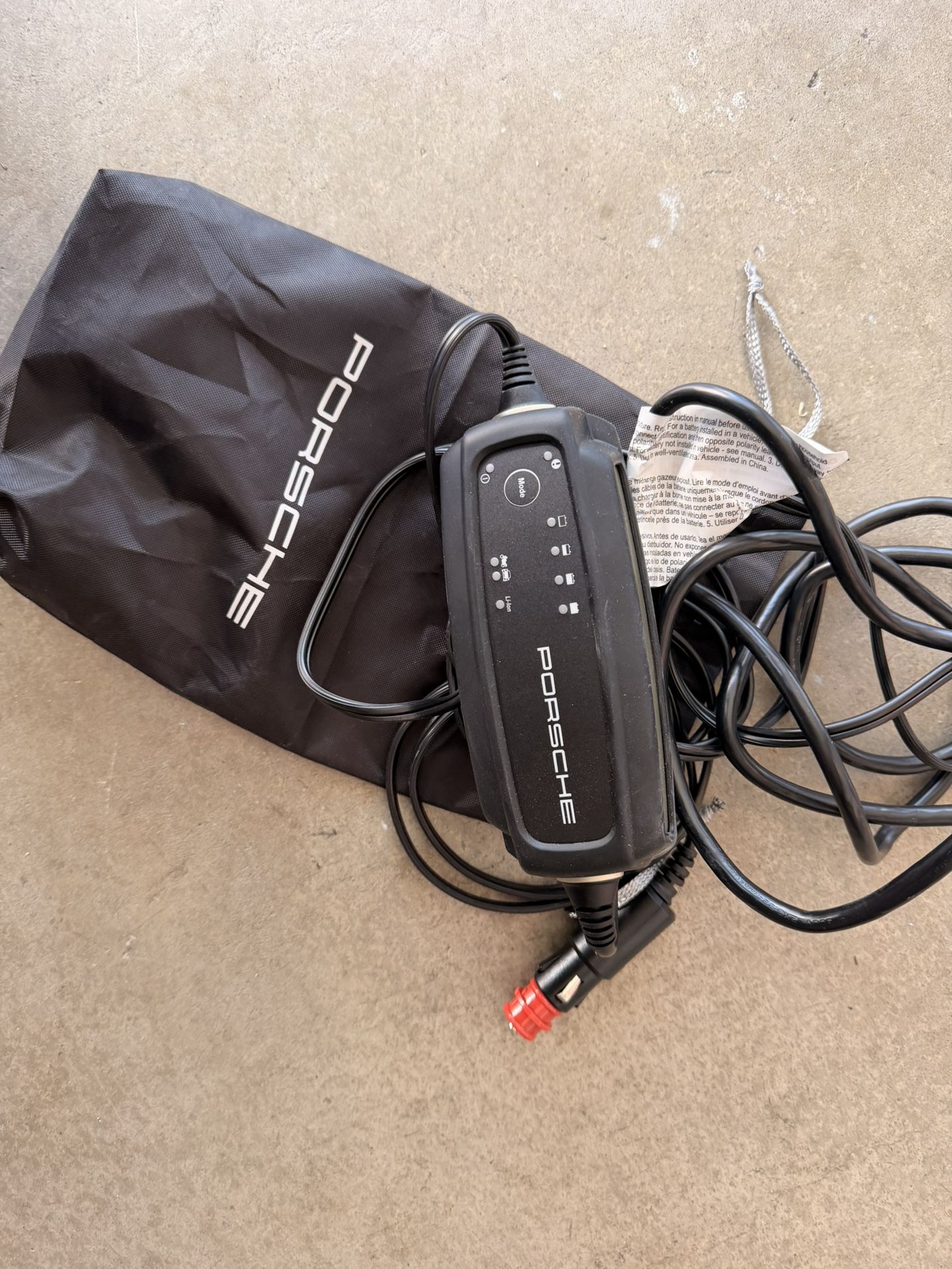 Porsche Battery Maintainer / Trickle Charger (OEM)