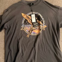 Represent The Dream On Tour Men's Black Graphic Print Short Sleeve T-Shirt XL