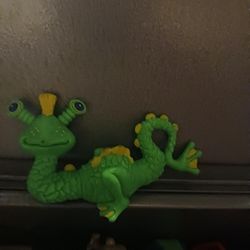 1980 Current Inc Interlocking Interchangeable Green Sea Dragon Toy PVC Figure