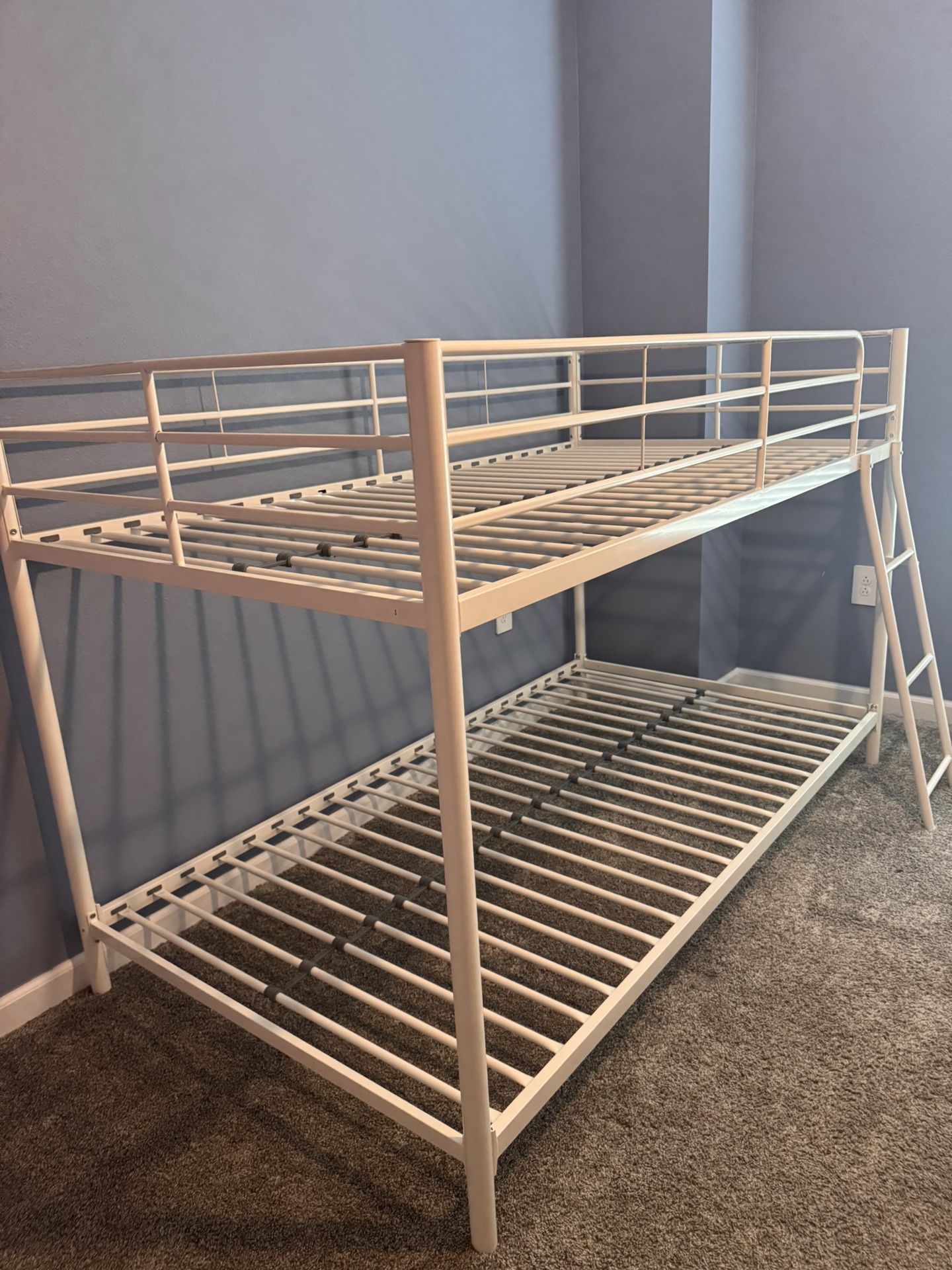 White Bunk Bed Frame