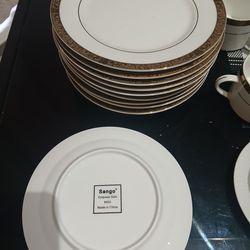 Exotic China Set for tha Low or ObO Emperess Gold stamped ect.