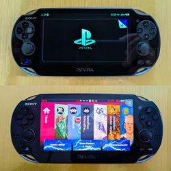 PS Vita 512GBx2 1TB OLED 1100 Black User-Friendly Sony PlayStation PSP
