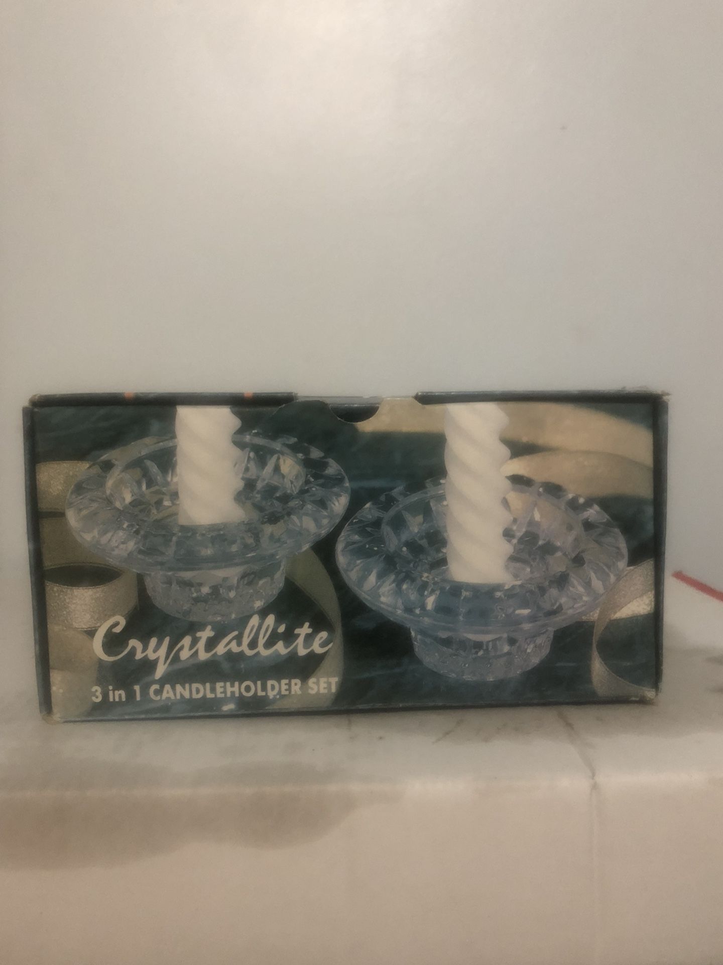Crystallite, 3 in 1 Candle Holders