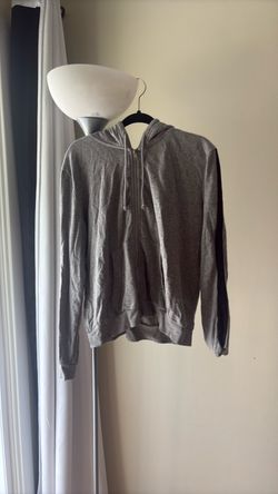 Gray Zip-Up Hoodie