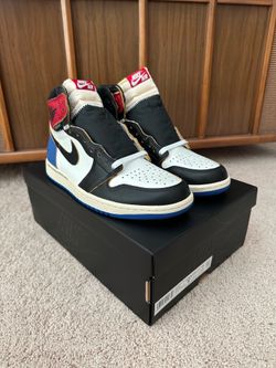 Jordan 1 Retro Union Fragment “Black Toe” size 8.5