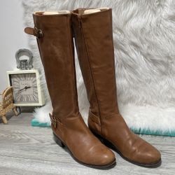 Corso Como Tall Leather Boots size 7 M 