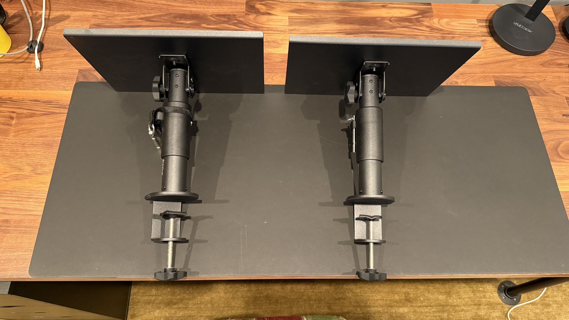 Pair of Clamp-On Desk Speaker Stands