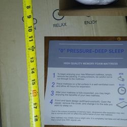 King Size Memory Foam Mattress, New