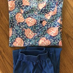Scrub Set - Top Size S, Pants Size SP