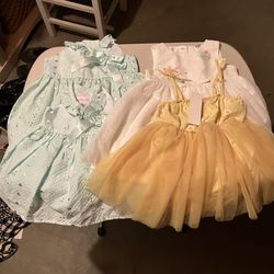 4 Dresses In Various Sizes Noted In Pics 