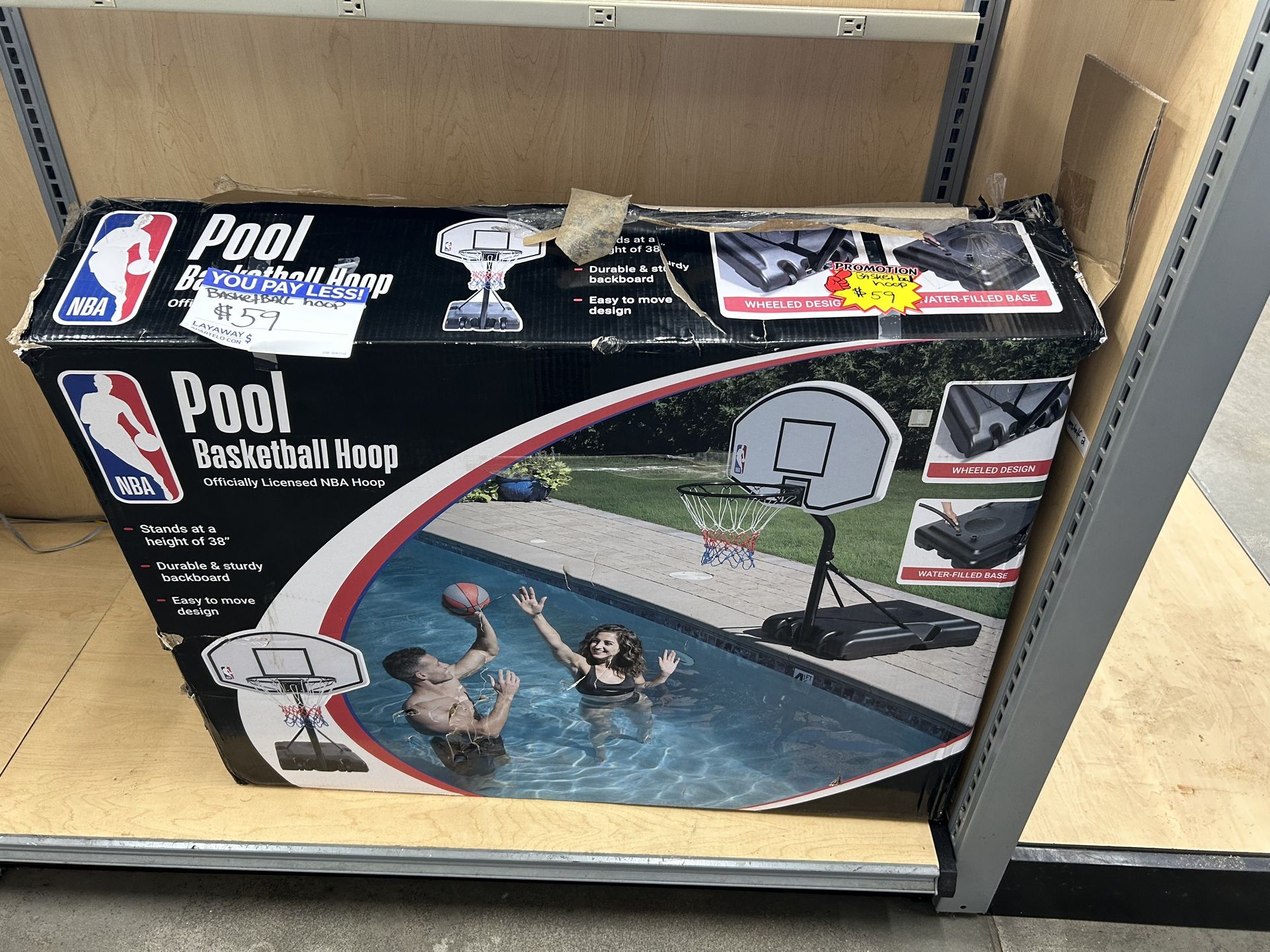 Pool Basketball Hoop