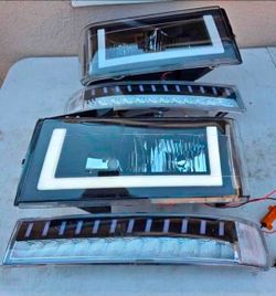 03-23 Express/Savana Headlights Faros Calaveras Micas Lamps