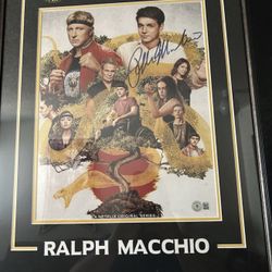 Ralph Macchio Signed Cobra Kai Original Photo, Beckett Authentication