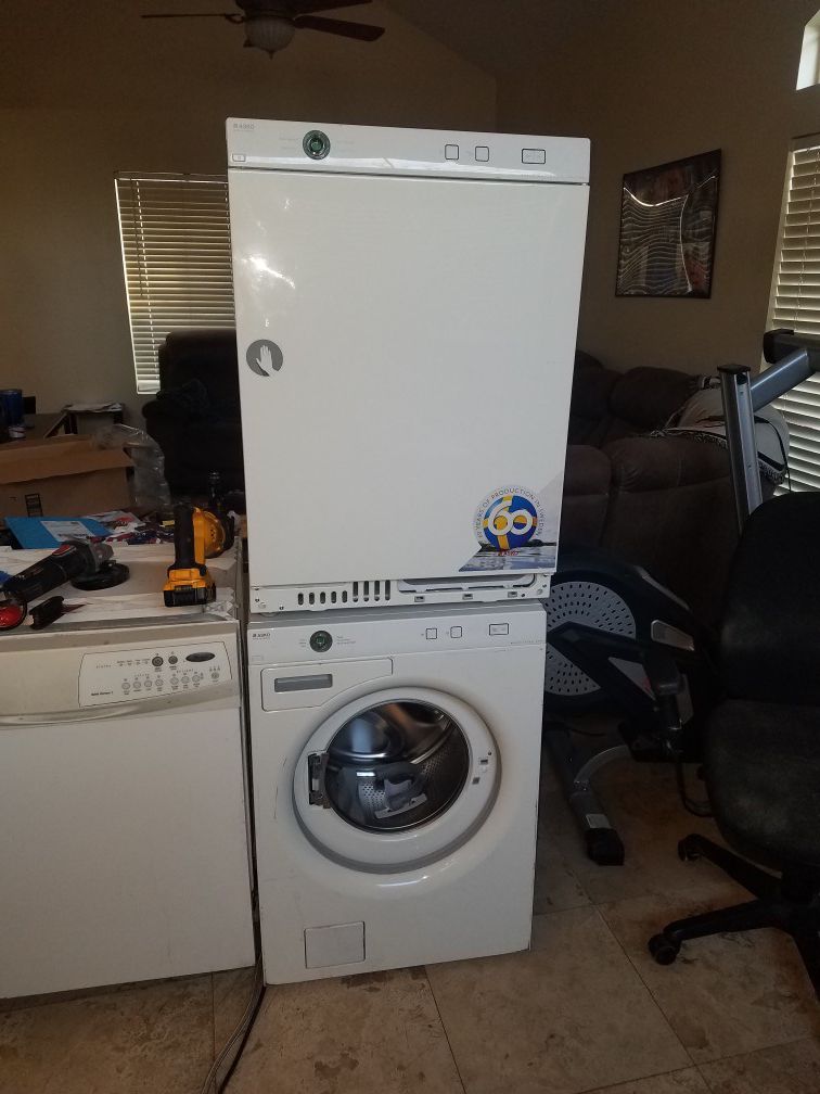 Asko stackable washer /dryer (for parts)